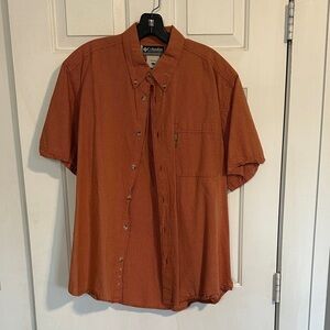 Columbia Men’s Orange shirt size large
